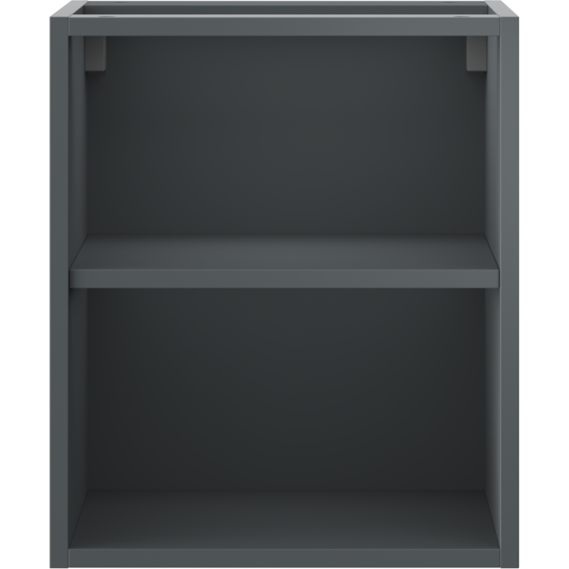 Mexen Box-A open kast met plank 40 cm, mat grafiet - 91AX2-0400-470-0-66
