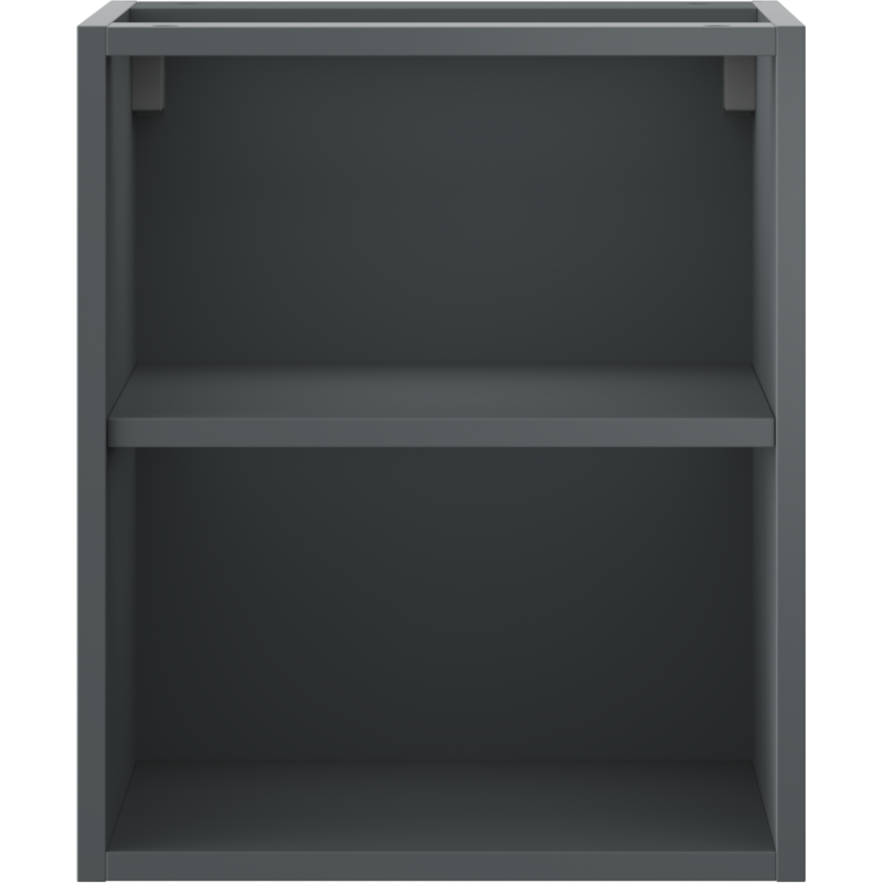 Mexen Box-A szafka otwarta z półką 40 cm, grafit mat - 91AX2-0400-470-0-66