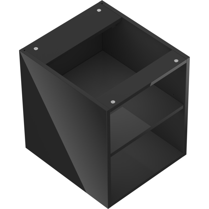 Mexen Box-A avatud kapp riiuliga 40 cm, must läige - 91AX2-0400-470-0-70