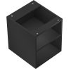 Mexen Box-A open cabinet with shelf 40 cm, matte black - 91AX2-0400-470-0-71