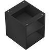 Mexen Box-A szafka otwarta z półką 40 cm, czarna mat - 91AX2-0400-470-0-71