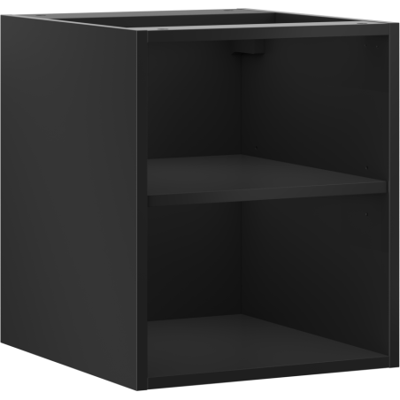 Mexen Box-A otvoreni ormar s policom 40 cm, crni mat - 91AX2-0400-470-0-71