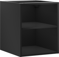 Mexen Box-A offener Schrank mit Regal 40 cm, schwarz matt - 91AX2-0400-470-0-71