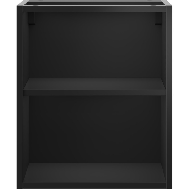 Mexen Box-A otvoreni ormar s policom 40 cm, crni mat - 91AX2-0400-470-0-71