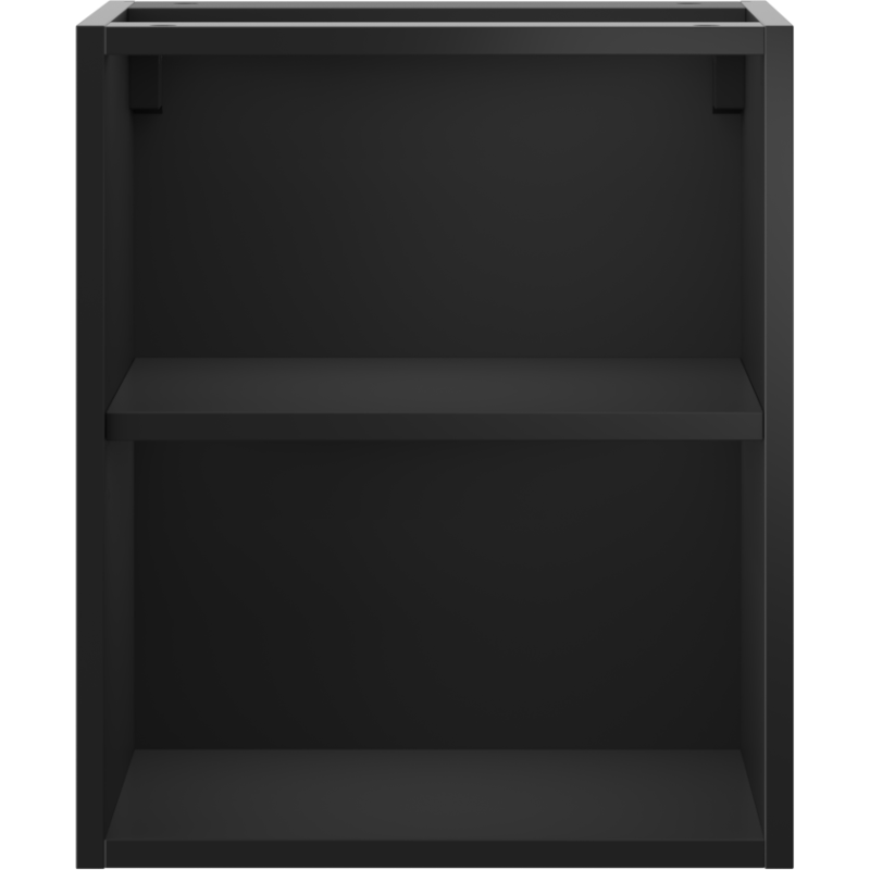 Mexen Box-A szafka otwarta z półką 40 cm, czarna mat - 91AX2-0400-470-0-71