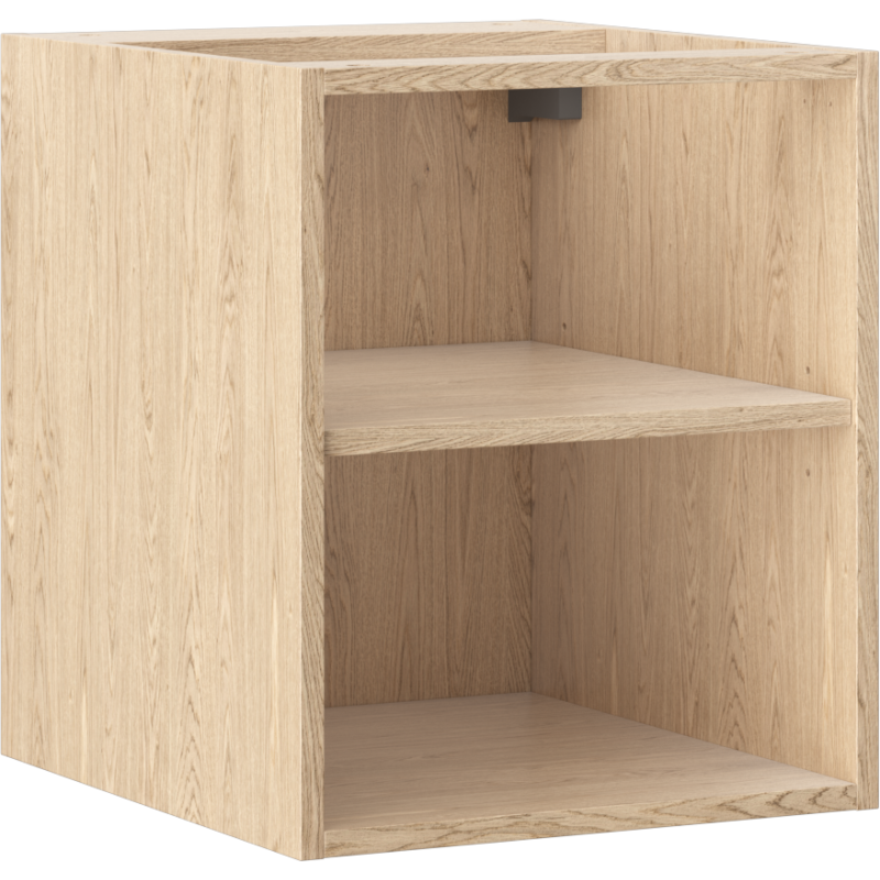 Mexen Box-A open cabinet with shelf 40 cm, oak - 91AX2-0400-470-0-81