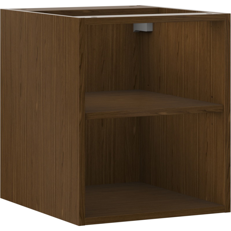 Mexen Box-A lahtine kapp riiuliga 40 cm, pähkel - 91AX2-0400-470-0-86