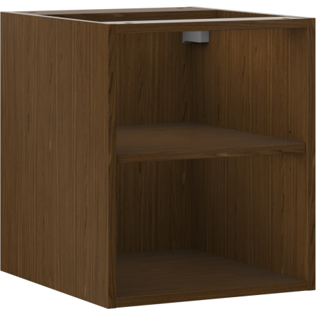 Mexen Box-A armoire ouverte avec étagère 40 cm, noyer - 91AX2-0400-470-0-86