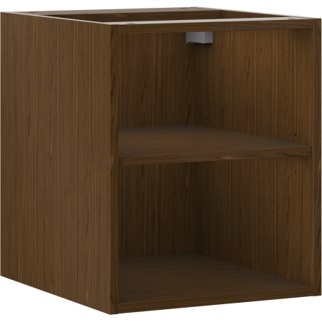 Mexen Box-A offener Schrank mit Regal 40 cm, Nussbaum - 91AX2-0400-470-0-86
