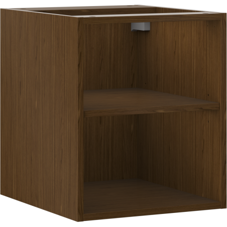 Mexen Box-A szafka otwarta z półką 40 cm, orzech - 91AX2-0400-470-0-86