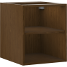 Mexen Box-A offener Schrank mit Regal 40 cm, Nussbaum - 91AX2-0400-470-0-86