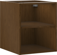 Mexen Box-A armadietto aperto con ripiano 40 cm, noce - 91AX2-0400-470-0-86