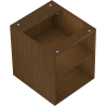Mexen Box-A lahtine kapp riiuliga 40 cm, pähkel - 91AX2-0400-470-0-86