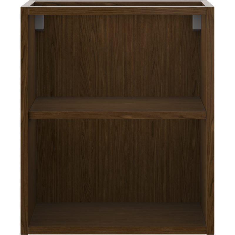 Mexen Box-A armadietto aperto con ripiano 40 cm, noce - 91AX2-0400-470-0-86