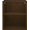 Mexen Box-A lahtine kapp riiuliga 40 cm, pähkel - 91AX2-0400-470-0-86