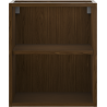 Mexen Box-A offener Schrank mit Regal 40 cm, Nussbaum - 91AX2-0400-470-0-86