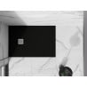 Mexen Stone+ Duschwanne Rechteckig aus Verbundwerkstoff 100 x 90 cm, schwarz - 44709010