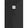 Mexen Stone+ Duschwanne Rechteckig aus Verbundwerkstoff 100 x 90 cm, schwarz - 44709010