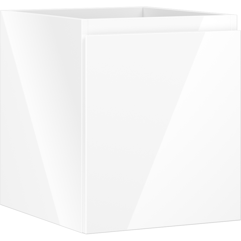 Mexen Orio mueble de baño bajo lavabo 40 cm, 1 cajón, blanco brillo - 91A10-04047-1-BF00