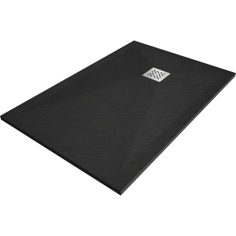 Mexen Stone+ rectangular composite shower tray 140 x 90 cm, black - 44709014