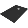 Mexen Stone+ Komposit-Duschwanne rechteckig 140 x 90 cm, schwarz - 44709014