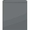 Mexen Orio meuble de salle de bain sous lavabo 40 cm, 1 tiroir, graphite mat - 91A10-04047-1-BF66