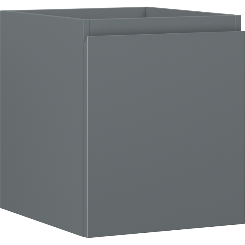 Mexen Orio badkamerkastje onder de wastafel 40 cm, 1 lade, grafietmat - 91A10-04047-1-BF66