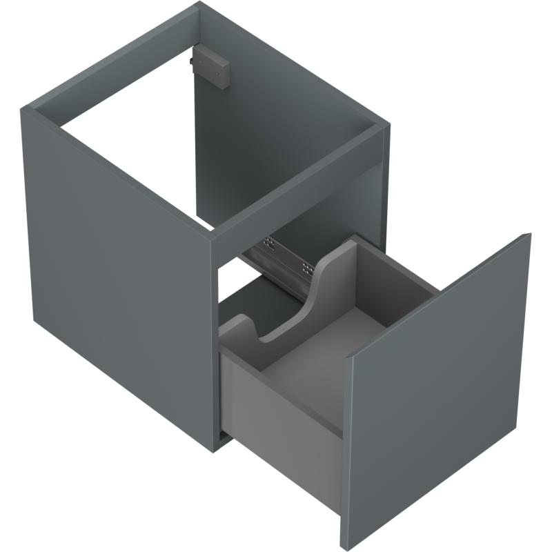 Mexen Orio armario de baño bajo lavabo 40 cm, 1 cajón, grafito mate - 91A10-04047-1-BF66