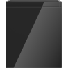 Mexen Orio bathroom cabinet under-sink 40 cm, 1 drawer, black gloss - 91A10-04047-1-BF70