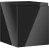 Mexen Orio Badezimmerschrank für Waschbecken 40 cm, 1 Schublade, schwarz glänzend - 91A10-04047-1-BF70