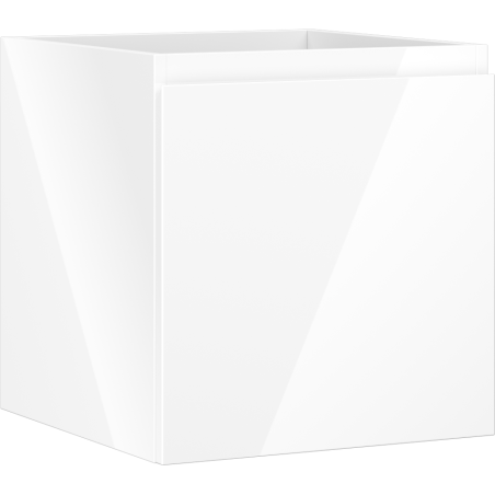 Mexen Orio bathroom cabinet for washbasin 45 cm, 1 drawer, white gloss - 91A10-04547-1-BF00