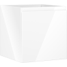 Mexen Orio bathroom cabinet for washbasin 45 cm, 1 drawer, white gloss - 91A10-04547-1-BF00