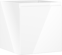 Mexen Orio meuble de salle de bain sous lavabo 45 cm, 1 tiroir, blanc brillant - 91A10-04547-1-BF00