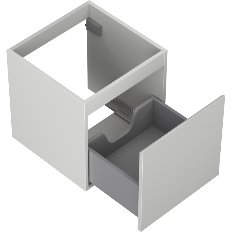 Mexen Orio Buedzëmmerkabinet ënner dem Lavabo 45 cm, 1 Tiräng, gro matte - 91A10-04547-1-BF62