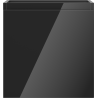 Mexen Orio Badezimmerschrank für Waschbecken 45 cm, 1 Schublade, Schwarz Hochglanz - 91A10-04547-1-BF70