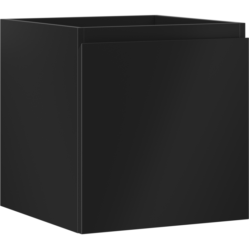 Mexen Orio Badezimmerschrank für Waschtisch 45 cm, 1 Schublade, schwarz matt - 91A10-04547-1-BF71