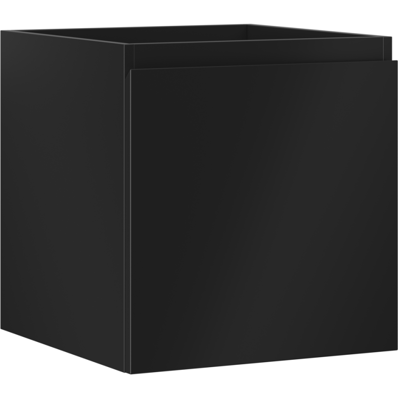 Mexen Orio szafka łazienkowa podumywalkowa 45 cm, 1 szuflada, czarna mat - 91A10-04547-1-BF71