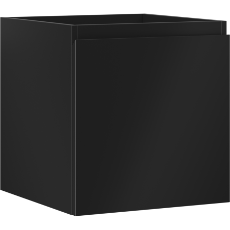 Mexen Orio Badezimmerschrank für Waschbecken 45 cm, 1 Schublade, schwarz matt - 91A10-04547-1-BF71
