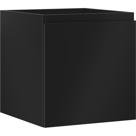 Mexen Orio bathroom cabinet for washbasin 45 cm, 1 drawer, black matte - 91A10-04547-1-BF71