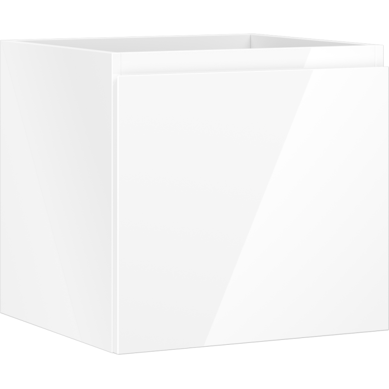 Mexen Orio Badezimmerunterschrank 50 cm, 1 Schublade, weiß glänzend - 91A10-05047-1-BF00
