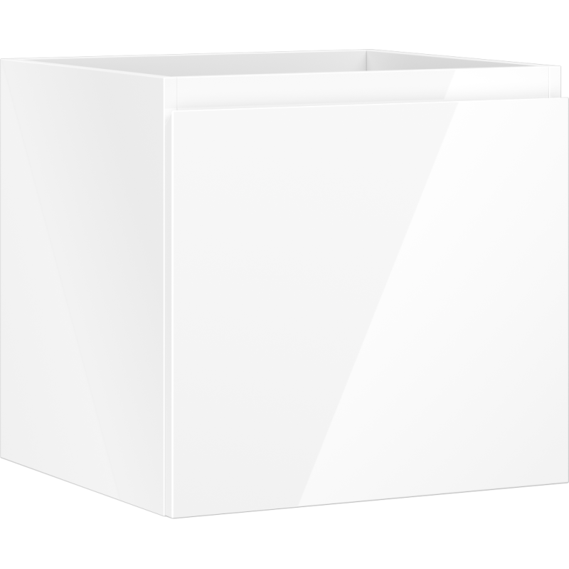 Mexen Orio kylpyhuonekaappi pesualtaan alle 50 cm, 1 laatikko, valkoinen kiiltävä - 91A10-05047-1-BF00