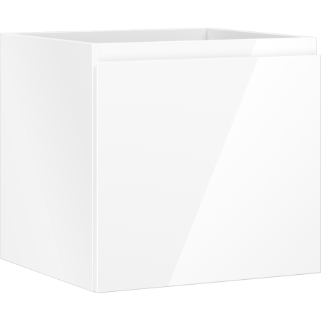Mexen Orio Badezimmerunterschrank 50 cm, 1 Schublade, weiß glänzend - 91A10-05047-1-BF00