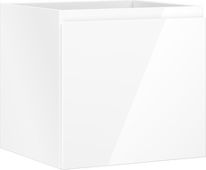 Mexen Orio gabinete de baño bajo lavabo 50 cm, 1 cajón, blanco brillo - 91A10-05047-1-BF00