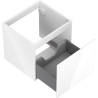 Mexen Orio gabinete de baño bajo lavabo 50 cm, 1 cajón, blanco brillo - 91A10-05047-1-BF00
