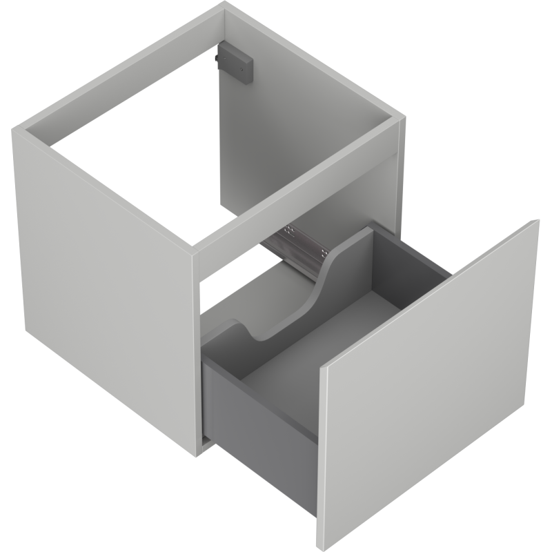 Mexen Orio armario de baño bajo lavabo 50 cm, 1 cajón, gris mate - 91A10-05047-1-BF62