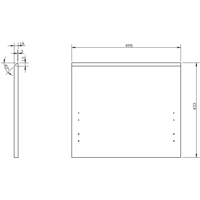Mexen Orio szafka łazienkowa podumywalkowa 50 cm, 1 szuflada, grafit mat - 91A10-05047-1-BF66