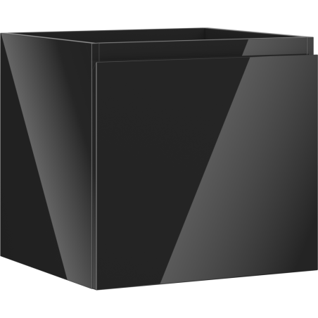 Mexen Orio Badezimmer-Unterschrank 50 cm, 1 Schublade, schwarz glänzend - 91A10-05047-1-BF70