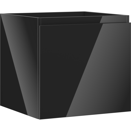 Mexen Orio mobiletto da bagno sotto lavabo 50 cm, 1 cassetto, nero lucido - 91A10-05047-1-BF70