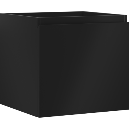 Mexen Orio mueble de baño bajo lavabo de 50 cm, 1 cajón, negro mate - 91A10-05047-1-BF71