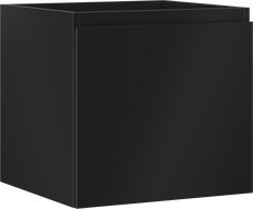 Mexen Orio Badezimmerschrank für Waschbecken 50 cm, 1 Schublade, schwarz matt - 91A10-05047-1-BF71